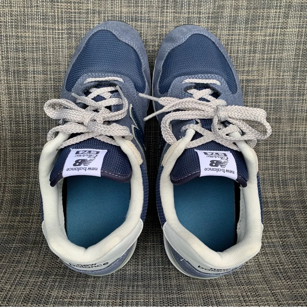 New Balance Kids Sneakers in Blue and Cream